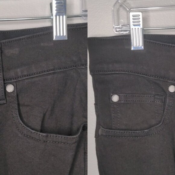 E/VGUC✨ TORRID black 10R Bombshell Skinny High-Rise Destructed stretchy Jean - Picture 16 of 17